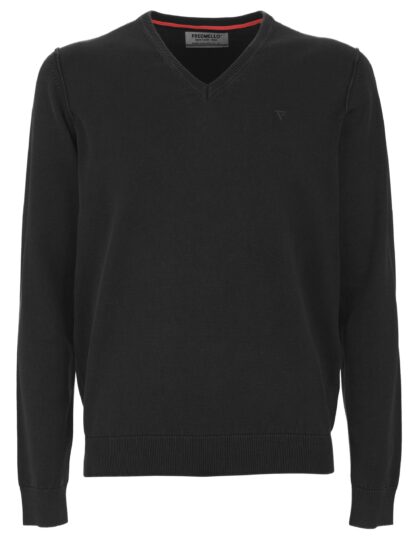 Fred Mello - Black Cotton Men Sweater