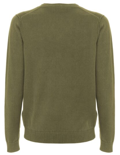 Fred Mello - Vintage V-Neck Cotton Sweater - Green