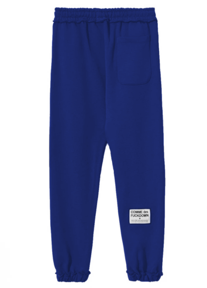 Comme Des Fuckdown - Blue Cotton Men Sweatpant