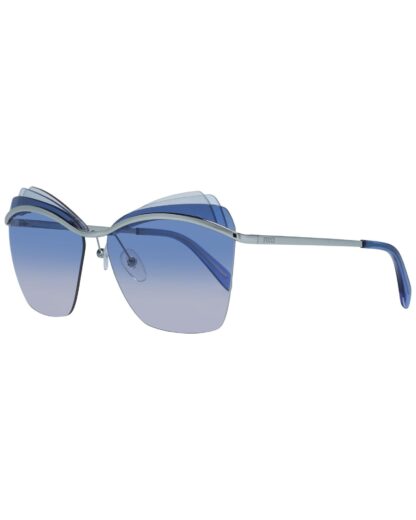 Emilio Pucci - Chic Silver Cat Eye Gradient Sunglasses