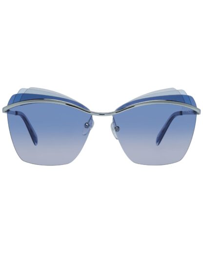 Emilio Pucci - Chic Silver Cat Eye Gradient Sunglasses