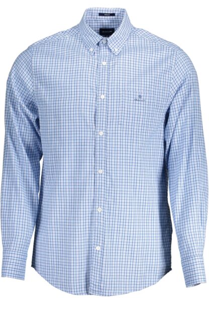 Gant - Light Blue Cotton Men Shirt