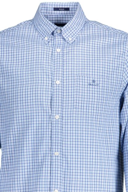 Gant - Light Blue Cotton Men Shirt