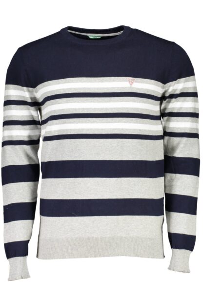 Guess Jeans - Blue Cotton Men Sweater