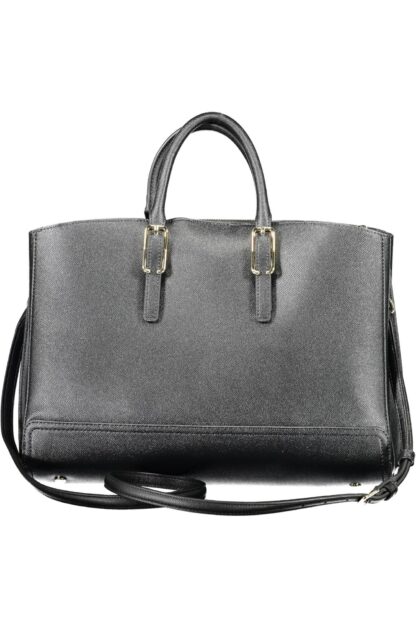 Tommy Hilfiger - Black Polyurethane Women Handbag