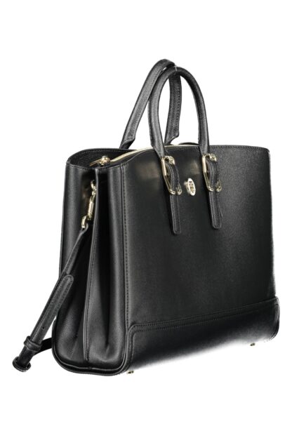 Tommy Hilfiger - Black Polyurethane Women Handbag