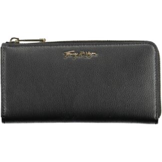 Tommy Hilfiger - Black Polyurethane Women Wallet