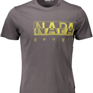 Napapijri - Blue Cotton Men T-Shirt