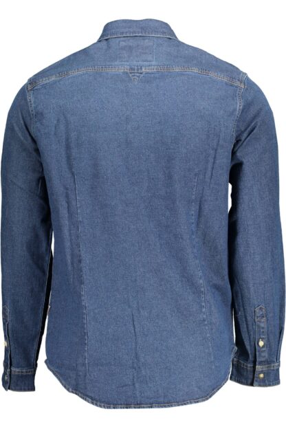 Guess Jeans - Chic Blue Slim Long-Sleeved Shirt for Men