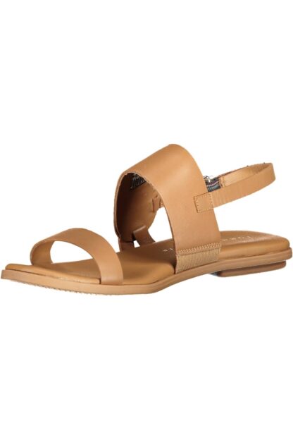 Tommy Hilfiger - Brown Leather Women Sandal