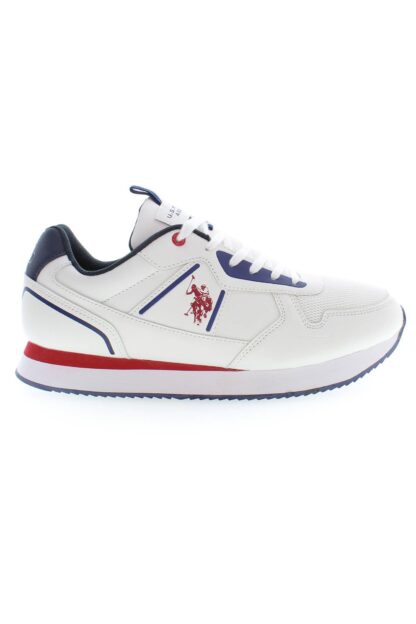 U.S. POLO ASSN. - White Polyester Men Sneaker