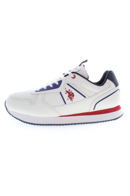 U.S. POLO ASSN. - White Polyester Men Sneaker