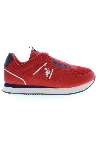 U.S. POLO ASSN. - Red Polyester Men Sneaker