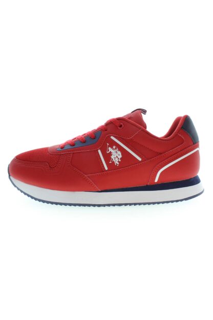 U.S. POLO ASSN. - Red Polyester Men Sneaker