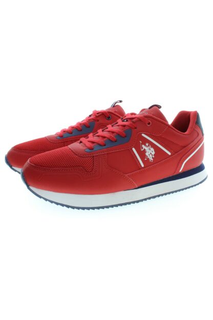 U.S. POLO ASSN. - Red Polyester Men Sneaker