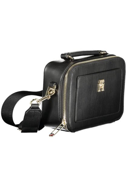 Tommy Hilfiger - Black Polyurethane Women Handbag