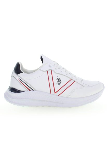 U.S. POLO ASSN. - White Polyester Men Sneaker