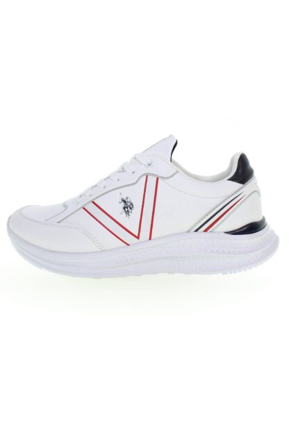 U.S. POLO ASSN. - White Polyester Men Sneaker