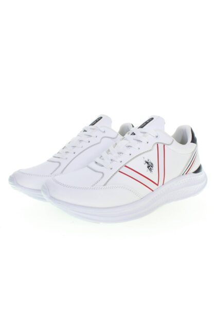 U.S. POLO ASSN. - White Polyester Men Sneaker