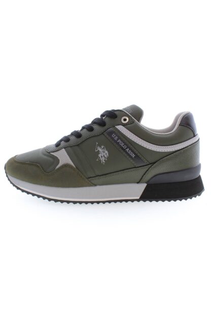 U.S. POLO ASSN. - Chic Green Polyester Sports Sneakers