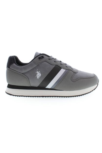 U.S. POLO ASSN. - Gray Polyester Men Sneaker