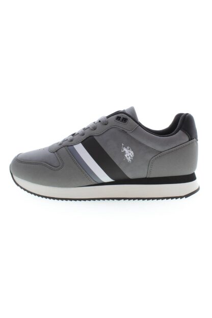 U.S. POLO ASSN. - Gray Polyester Men Sneaker