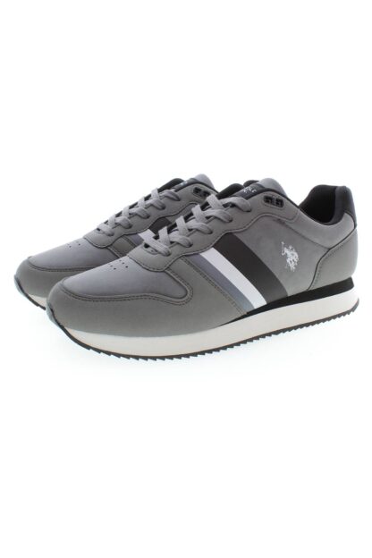 U.S. POLO ASSN. - Gray Polyester Men Sneaker