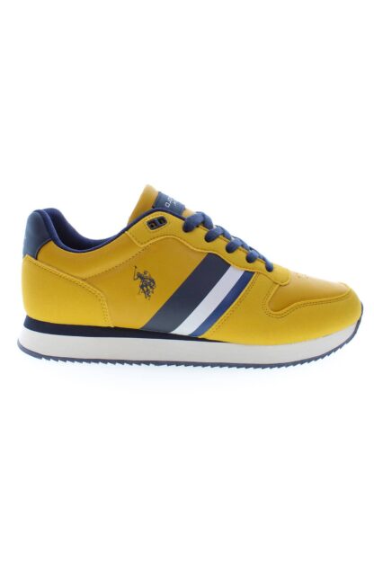 U.S. POLO ASSN. - Yellow Polyester Men Sneaker