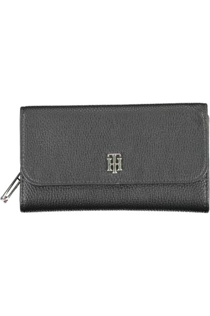 Tommy Hilfiger - Black Polyurethane Women Wallet