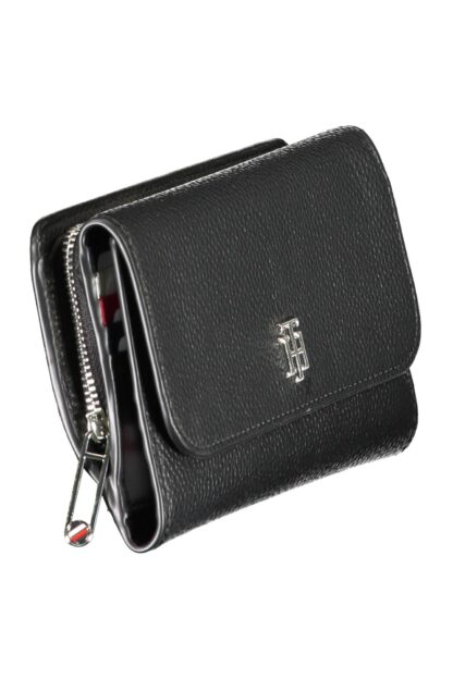 Tommy Hilfiger - Black Polyurethane Women Wallet