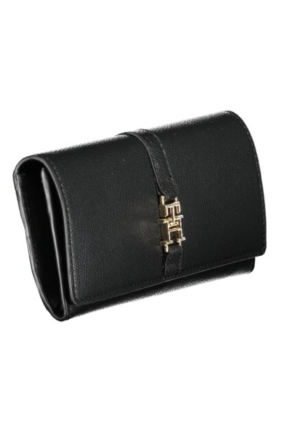 Tommy Hilfiger - Black Polyurethane Women Wallet