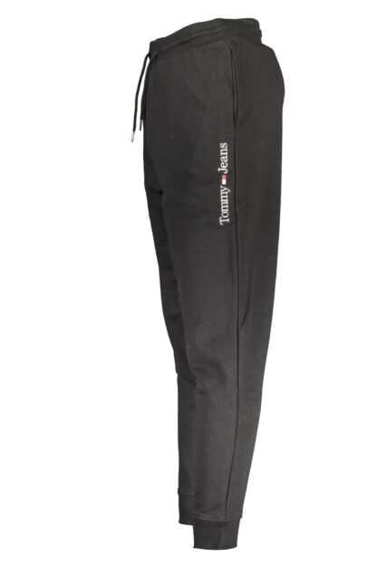 Tommy Hilfiger - Black Cotton Men Pant