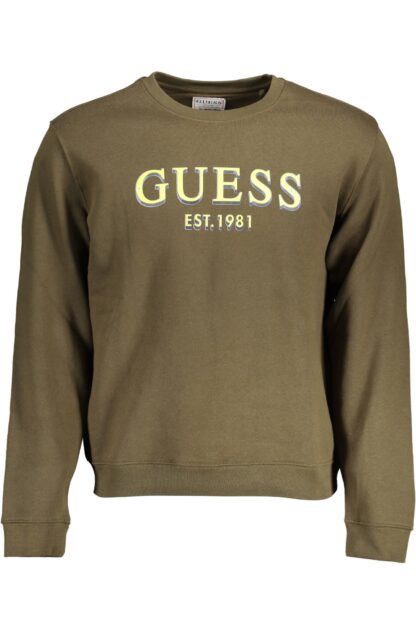 Guess Jeans - Green Cotton Men Sweater