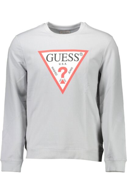 Guess Jeans - Gray Organic Cotton Men Sweater