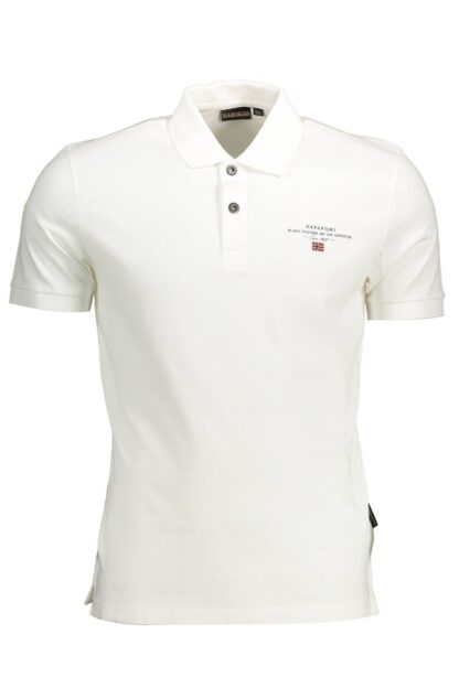 Napapijri - White Cotton Mens Polo Shirt