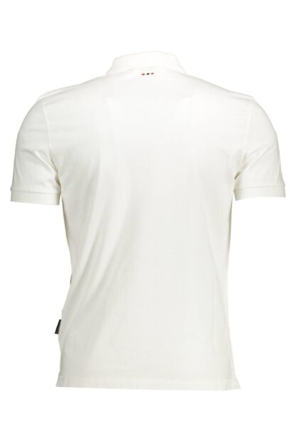 Napapijri - White Cotton Mens Polo Shirt