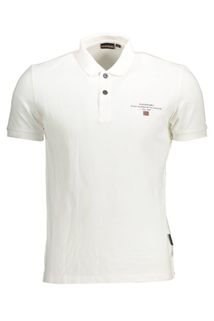 Napapijri - White Cotton Men Polo