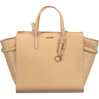 Calvin Klein - Beige Polyester Women Handbag