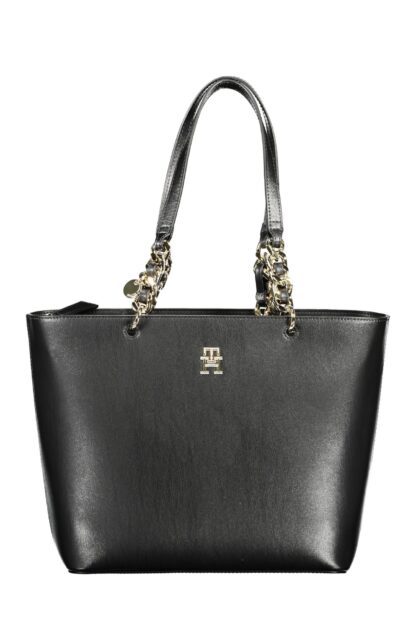 Tommy Hilfiger - Black Polyurethane Women Handbag