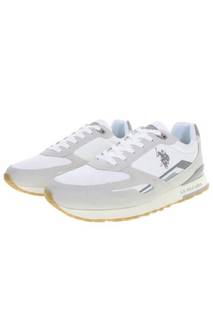 U.S. POLO ASSN. - White Polyester Men Sneaker