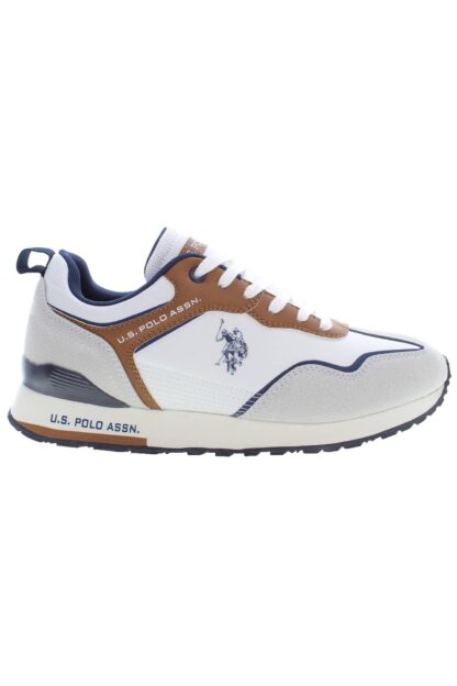 U.S. POLO ASSN. - White Polyester Men Sneaker