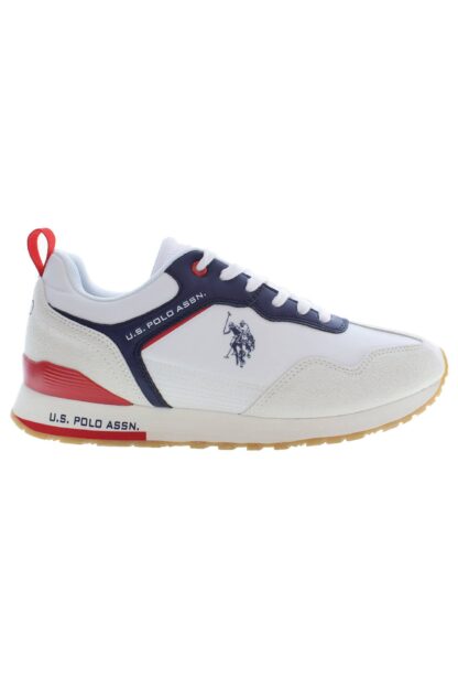 U.S. POLO ASSN. - White Polyester Men Sneaker