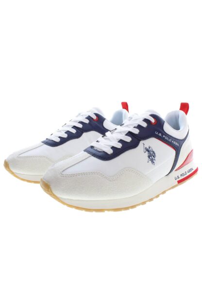 U.S. POLO ASSN. - White Polyester Men Sneaker