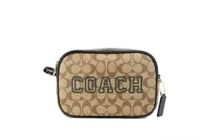 COACH - Jamie Medium Varsity Signature Amazon Green Camera Crossbody Bag