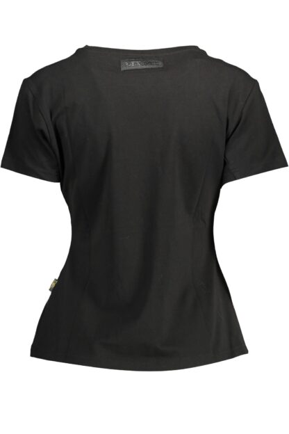 Plein Sport - Black Cotton Women T-Shirt