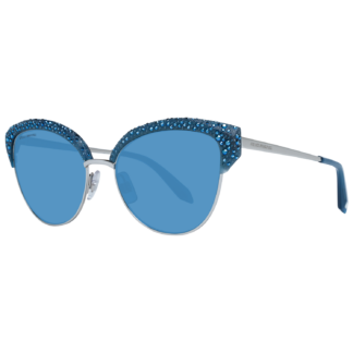 Atelier Swarovski - Elegant Silver Trapezium Sunglasses