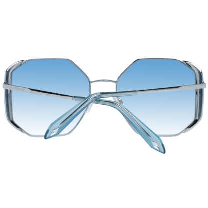 Atelier Swarovski - Elegant Silver Trapezium Sunglasses