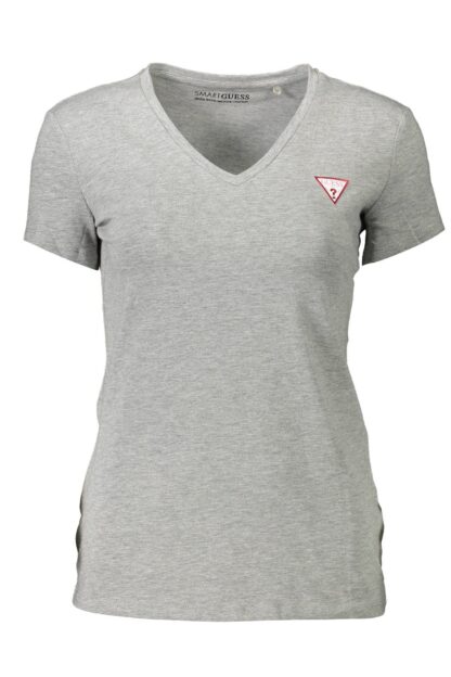 Guess Jeans - Gray Cotton Women T-Shirt