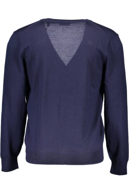 Gant - Blue Wool Men Cardigan