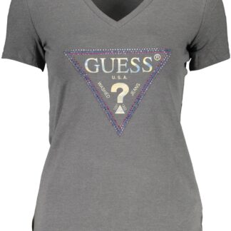 Guess Jeans - Gray Cotton Women T-Shirt